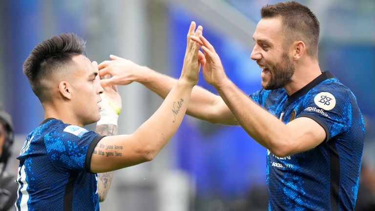 Lautaro Martinez helped Inter Milan to victory