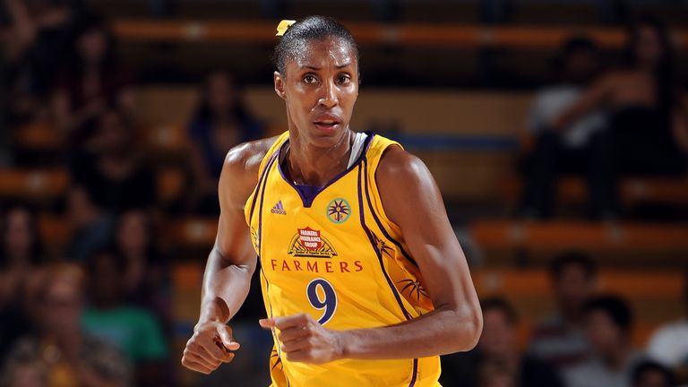 Lisa Leslie was an eight-time All-Star, three-time MVP and two-time champion and Finals MVP with the Los Angeles Sparks