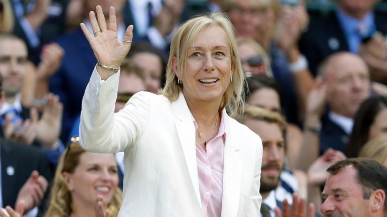 Tennis legend Martina Navratilova said Australian Open organisers were giving in to China and placing sponsorship money ahead of human rights concerns