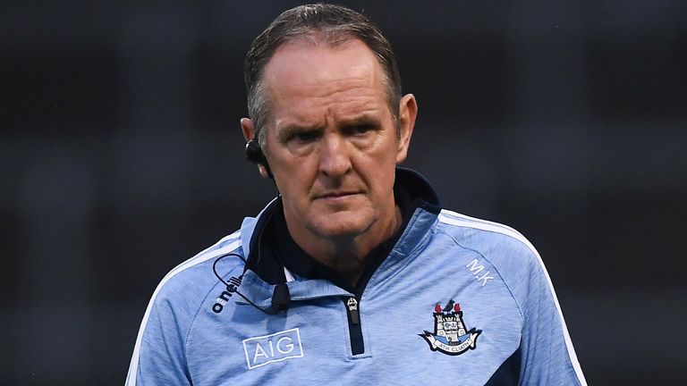 31 July 2021; Dublin manager Mattie Kenny during the GAA Hurling All-Ireland Senior Championship Quarter-Final match between Dublin and Cork at Semple Stadium in Thurles, Tipperary. Photo by David Fitzgerald/Sportsfile