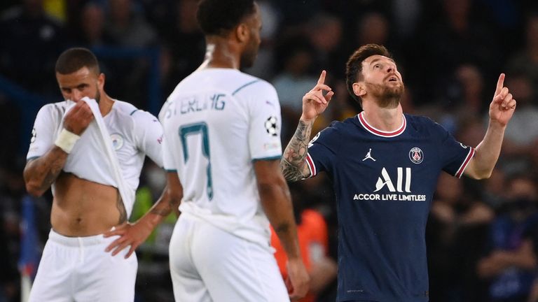 Lionel Messi's stunning first PSG goal sealed a 2-0 Champions League victory over Man City at the Parc des Princes on Tuesday.
