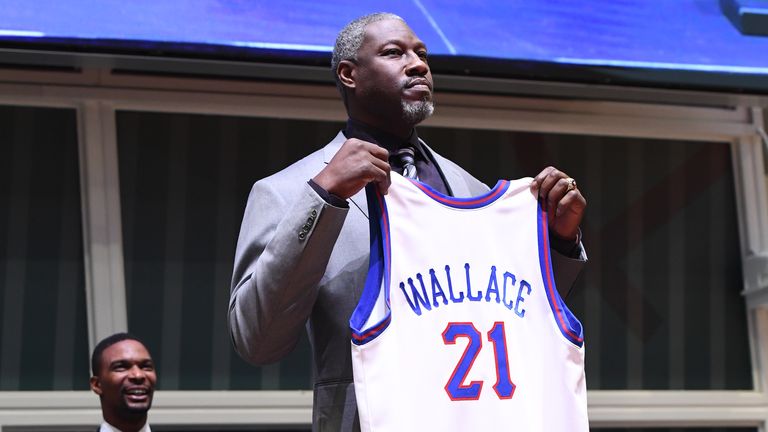Ben Wallace's jersey retirement at the Palace