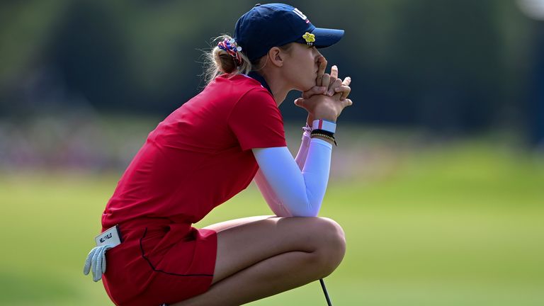 Nelly Korda during the Solheim Cup