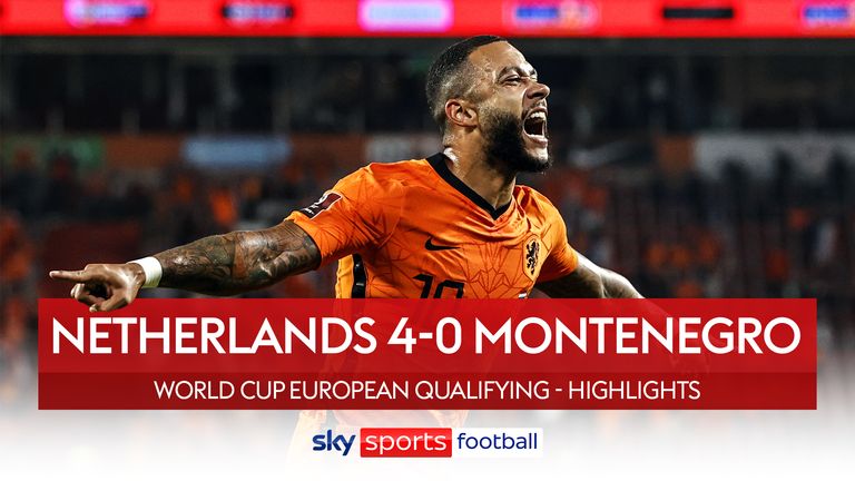 Netherlands 4-0 Montenegro