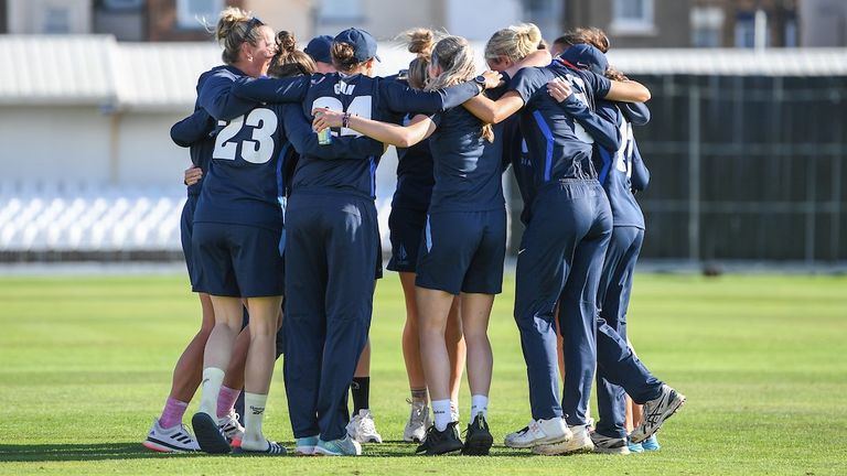 Northern Diamonds squad ahead of the Rachael Heyhoe Flint trophy