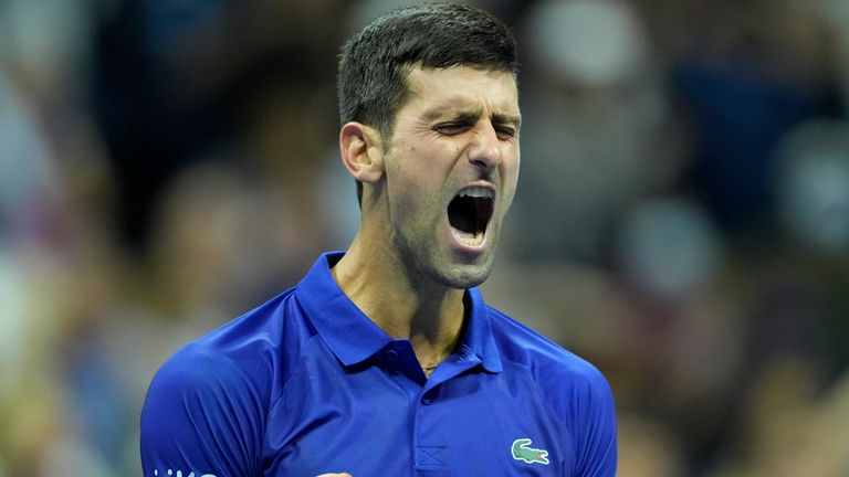 Novak Djokovic (SRB) defeated Alexander Zverev (GER) in five sets, at the US Open being played at Billy Jean King National Tennis Center in Flushing, Queens, New York / USA ©Jo Becktold/Tennisclix/CSM/CSM(Credit Image: © Jo Becktold/CSM via ZUMA Wire) (Cal Sport Media via AP Images)