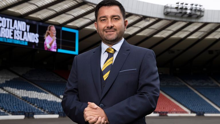 Scotland's head coach Pedro Martinez Losa