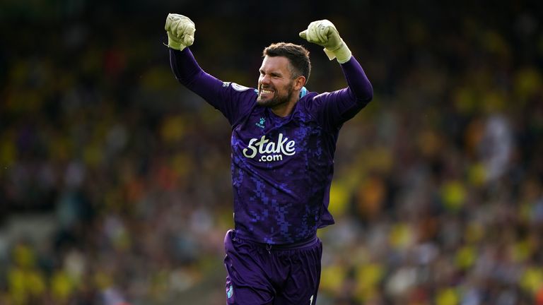 Ben Foster made his first Premier League start of the season against Norwich at Carrow Road.