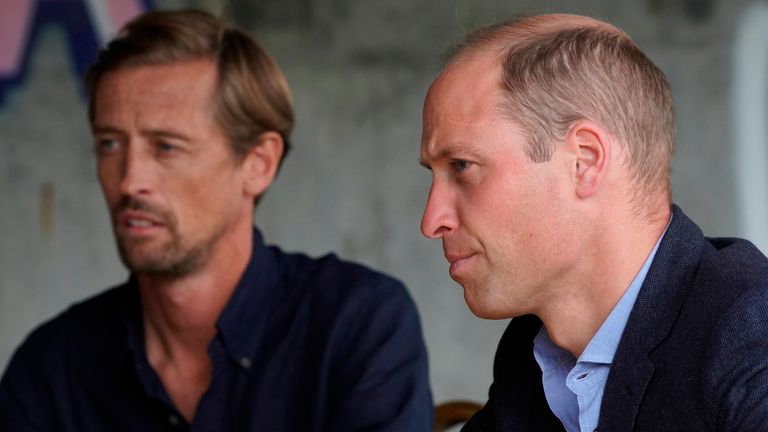 Peter Croupton et le prince William