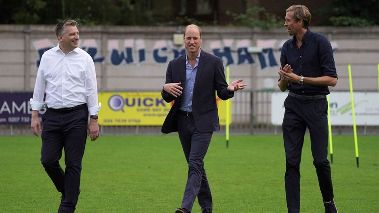 Prince William à Dulwich Hamlet