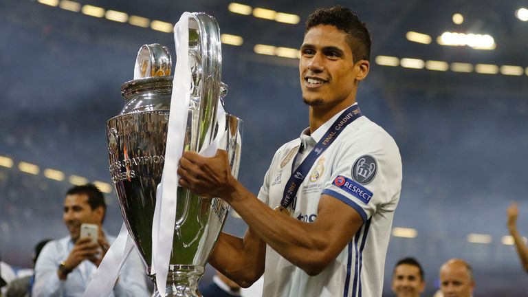 Raphael Varane won the Champions League four times at Real Madrid