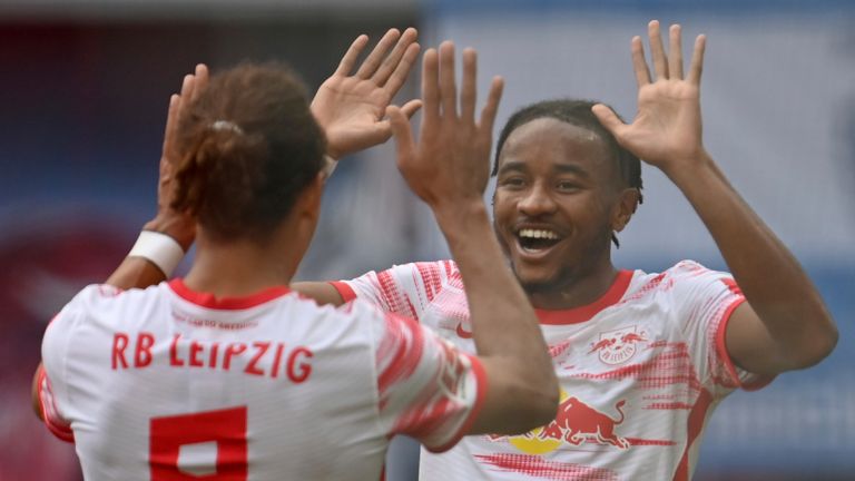 RB Leipzig thrashed Hertha Berlin in the Bundesliga