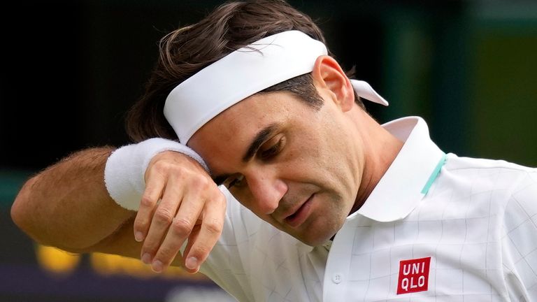 Roger Federer anunció en agosto que se sometería a una tercera cirugía de rodilla.