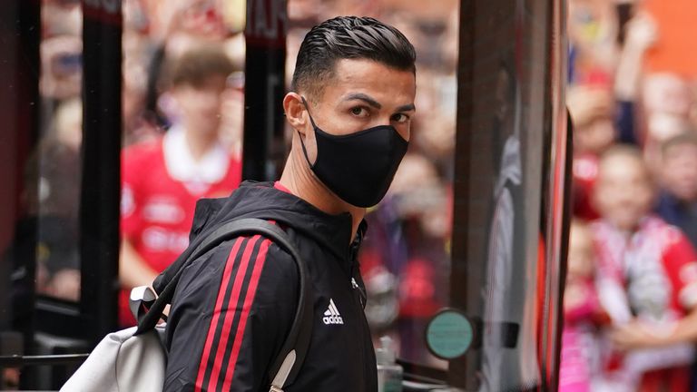 Ronaldo arrives at Old Trafford ahead of his second debut for Man Utd against Newcastle
