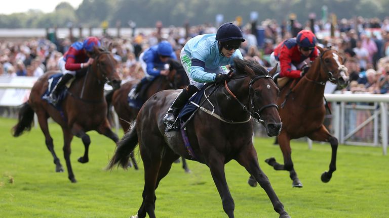 Royal Patronage and Jason Hart wins the Acomb Stakes at York