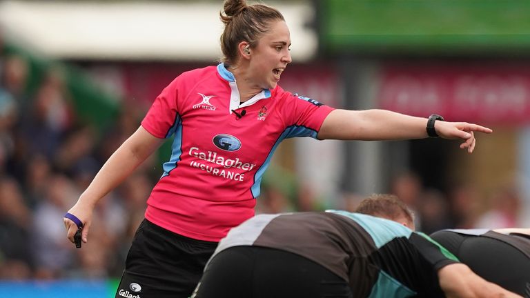 Sara Cox made Premiership Rugby history at The Stoop on Saturday