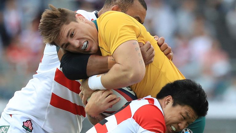 Back-row Sean McMahon has not played for Australia since 2017, having moved to play his club rugby in Japan 