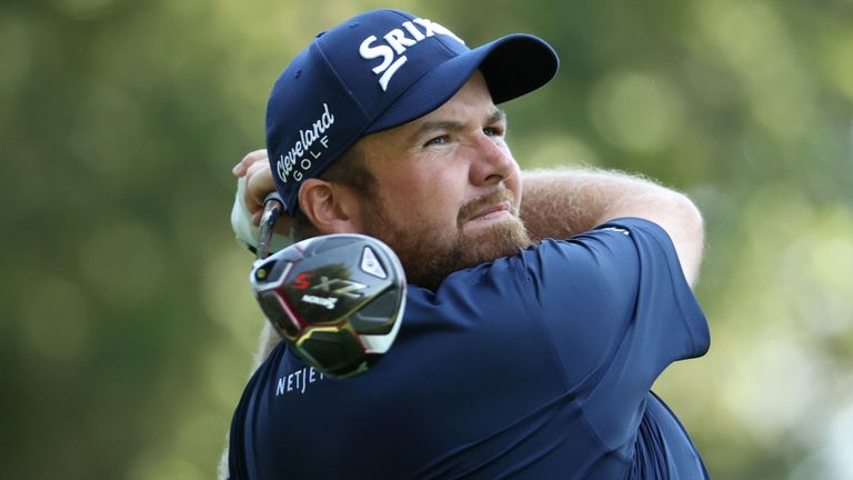 Shane Lowry during his practice round ahead of the BMW PGA Championship