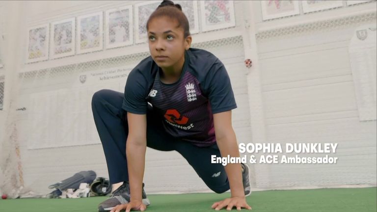 England's Sophia Dunkley is one of a number of high-profile ACE Ambassadors