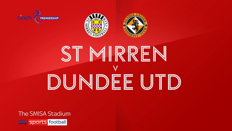 St Mirren v Dundee Utd