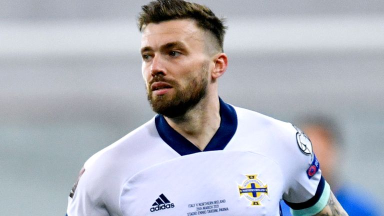 Northern Ireland midfielder Stuart Dallas (PA)