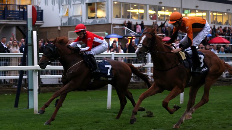 Sword Beach wins in the Racing League at Windsor last month