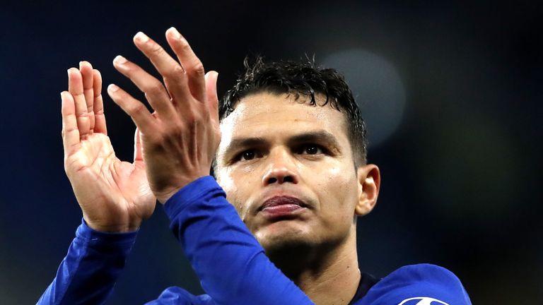 Chelsea's Thiago Silva is another player who is affected by the club vs country row with Brazil