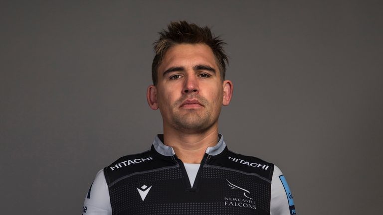 KINGSTON PARK, NEWCASTLE UPON TYNE - NOVEMBER 2nd:  Toby Flood of Newcastle Falcons during the Newcastle Falcons Squad Photo Call at Kingston Park on November 2nd 2020 in Newcastle upon Tyne, England. (Photo by Chris Lishman/Newcastle Falcons)