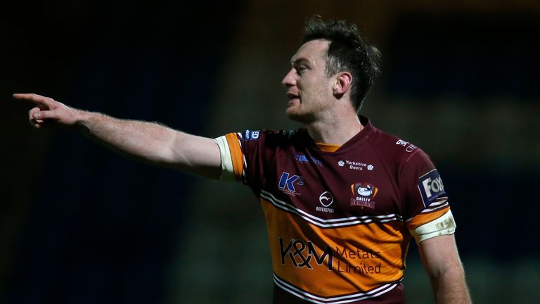 Picture by Ed Sykes/SWpix.com - 20/03/2021 - Rugby League - Betfred Challenge Cup Round 1 - Halifax Panthers v Batley Bulldogs - The Shay Stadium, Halifax, England - Batley Bulldogs... Thomas Gilmore