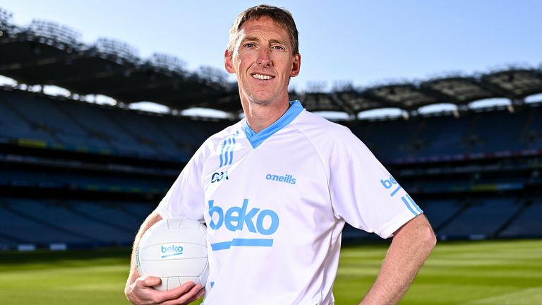29 September 2021; Your Club Needs you! Former Meath and Skyrne footballer Trevor Giles in attendance at the launch of the 2021 Beko Club Champion, a competition to reward and celebrate local GAA club heroes who go above and beyond to help their local club. The launch took place at Croke Park in Dublin. For more information visit leinstergaa.ie/beko-club-champion/. Photo by Sam Barnes/Sportsfile 