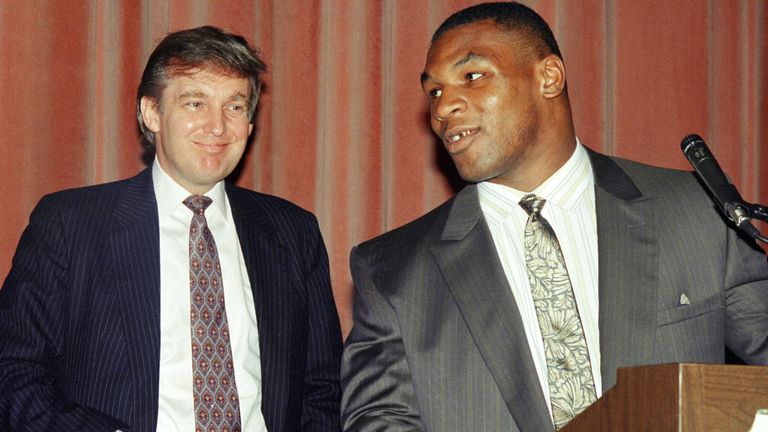 Trump was involved in some of Mike Tyson's fights