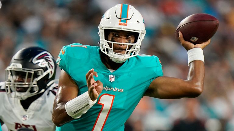 Dolphins quarterback Tua Tagovailoa is poised for a second-year leap in Miami