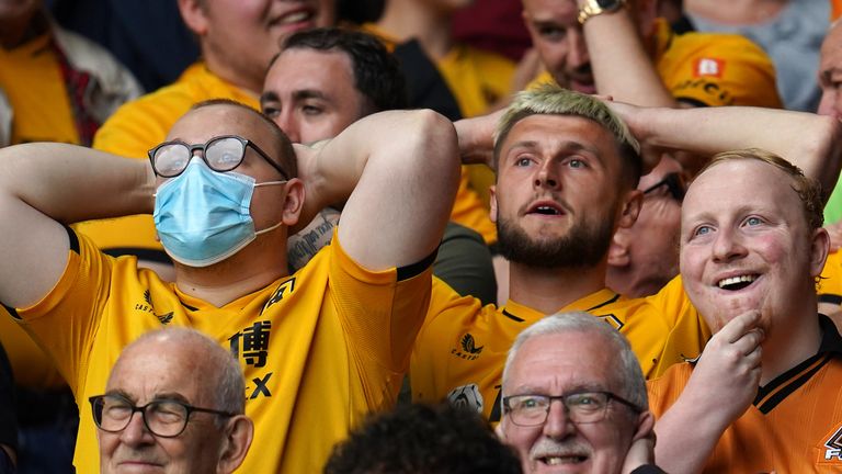 Wolves supporters (PA)