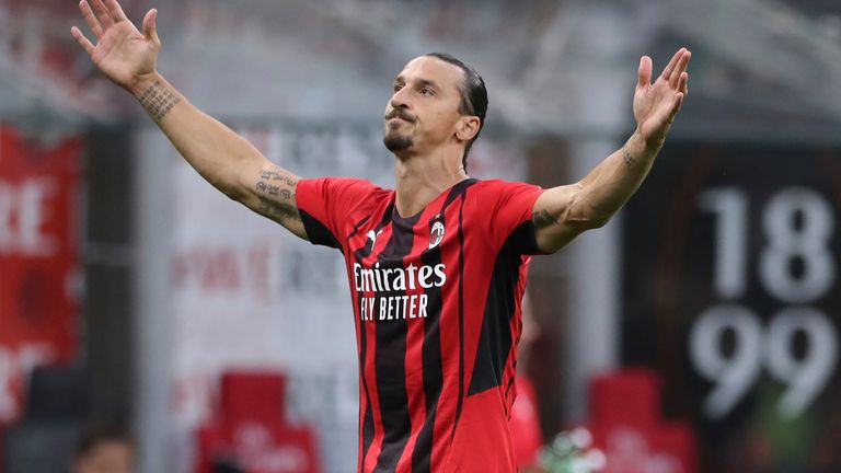 Zlatan Ibrahimovic: AC Milan striker says he is a 'little scared to stop  playing' football and wants to stay at club 'for life' | Football News |  Sky Sports