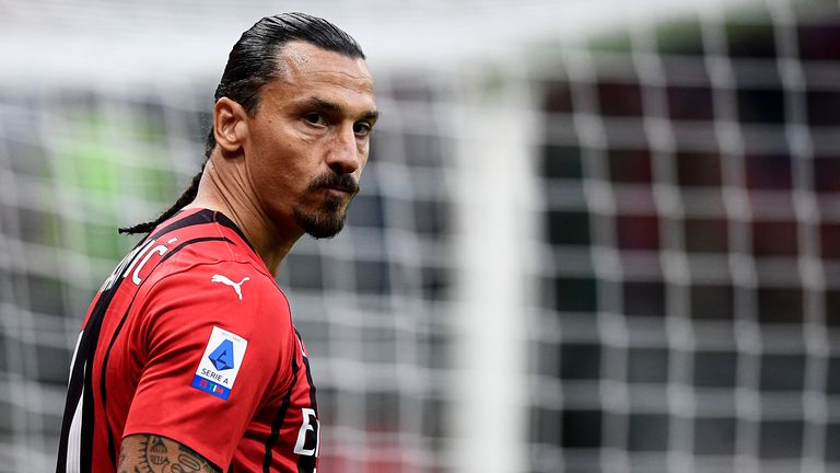 Zlatan Ibrahimovic had returned from four months out injured on Sunday, but will miss the Liverpool tie