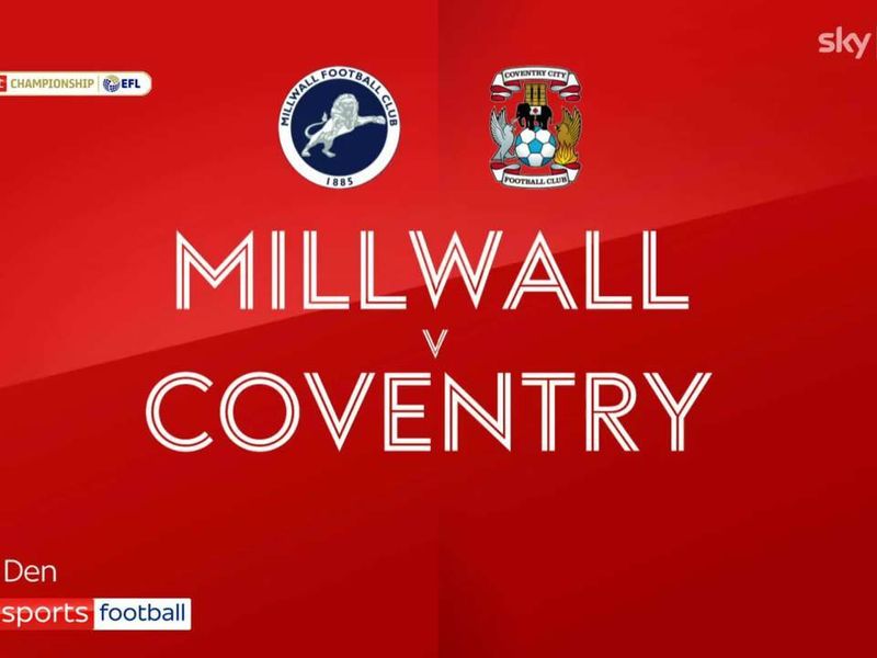 Millwall and Coventry Draw