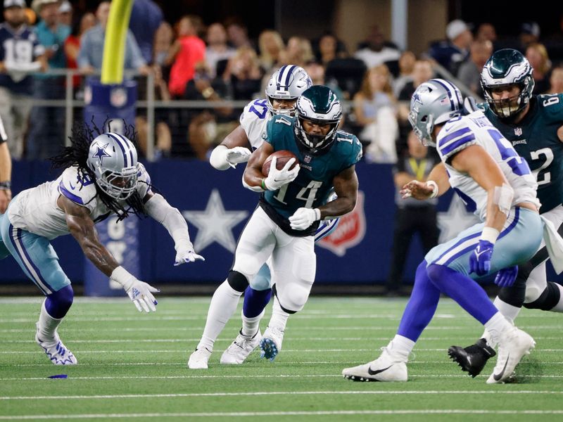 Prescott leads Cowboys to beat Eagles in 1st home game since