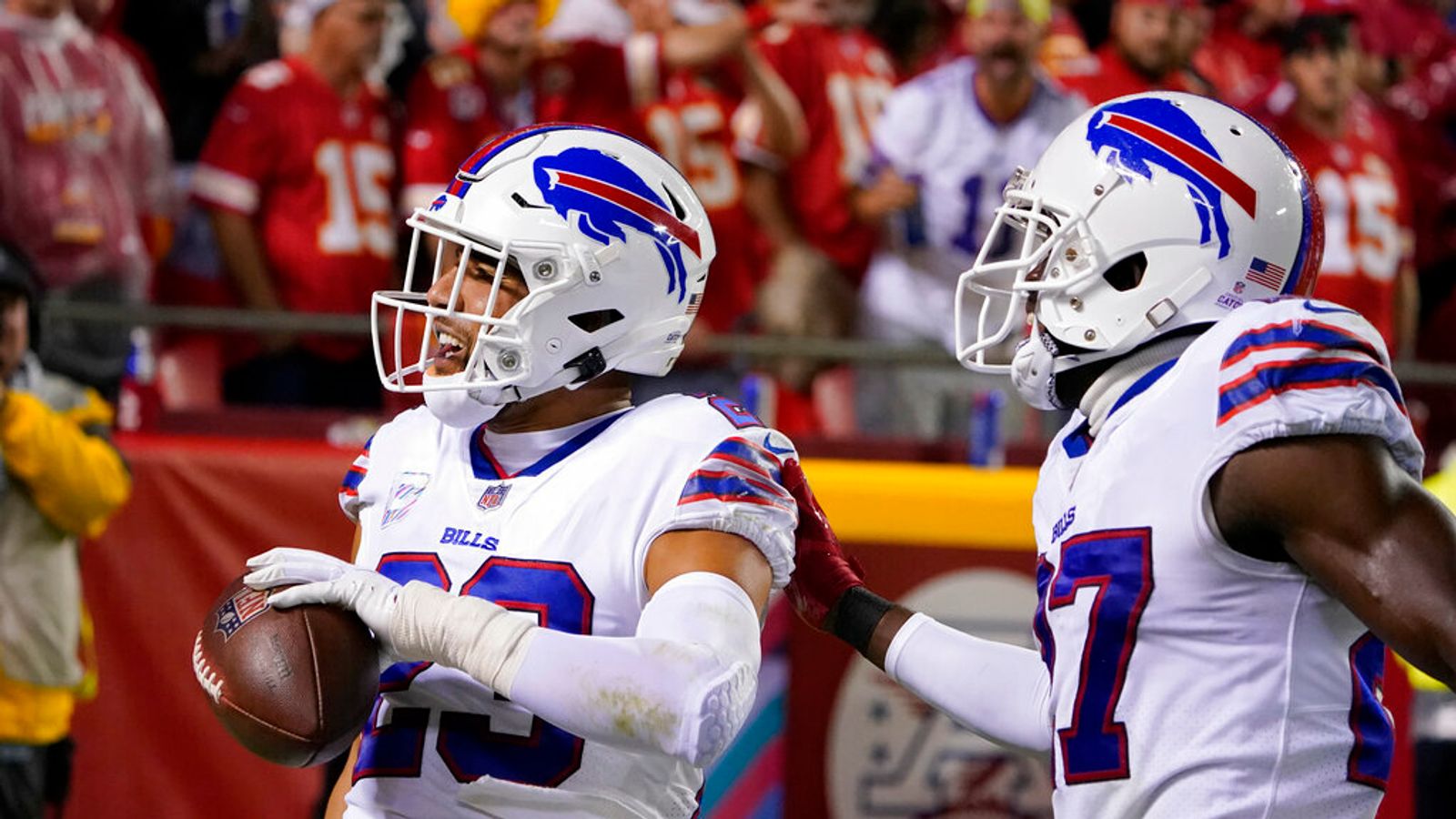 Buffalo Bills 3820 Kansas City Chiefs Bills lengthy rain