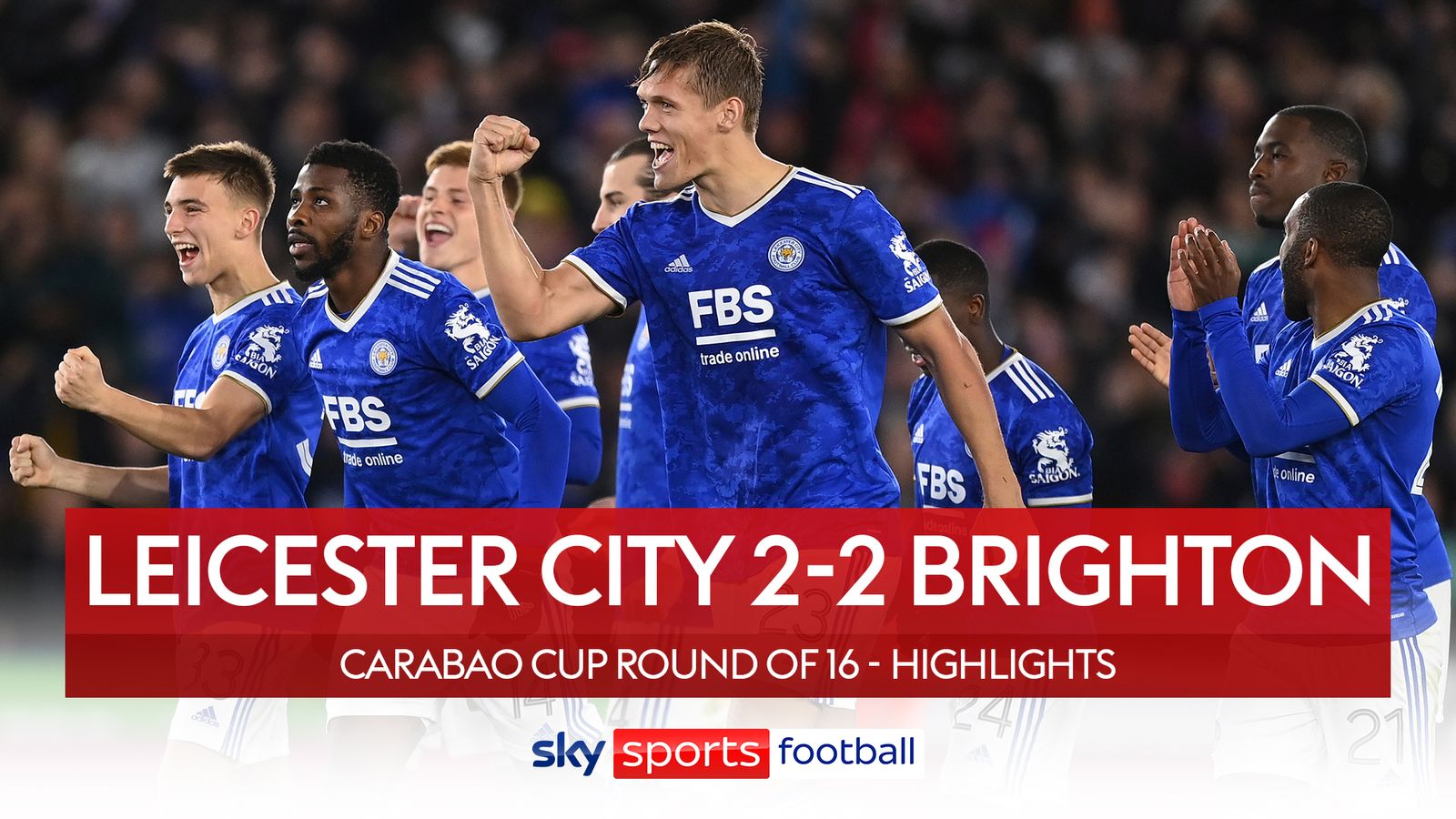 Leicester 2-2 Brighton (4-2 on pens): Foxes claim quarter-final place ...