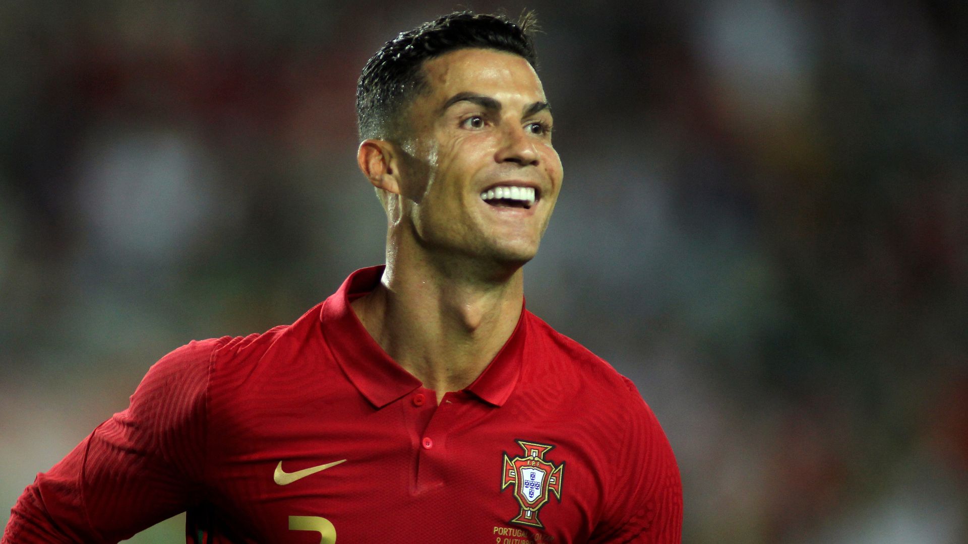 Ronaldo treble; Missiles halt Albania-Poland - round-up
