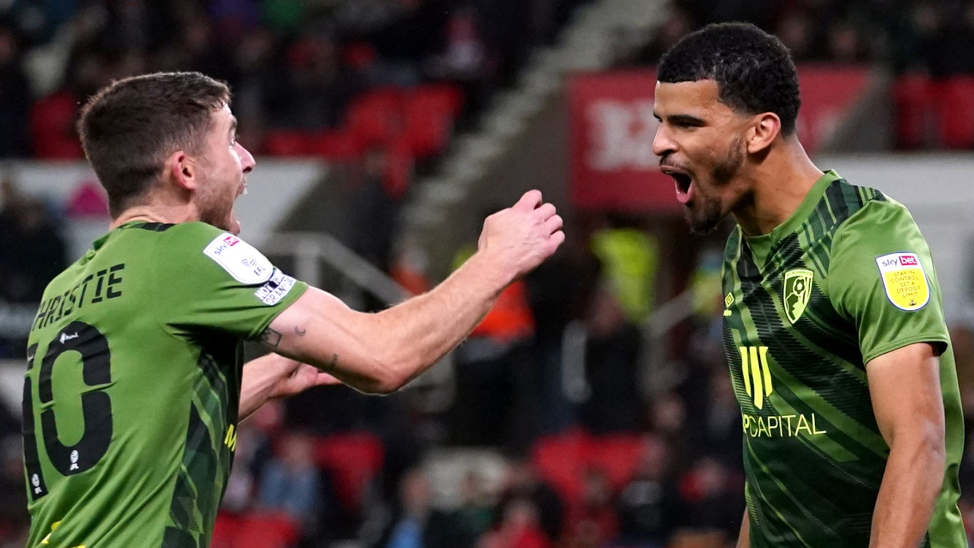 Bournemouth edge Stoke to move six points clear