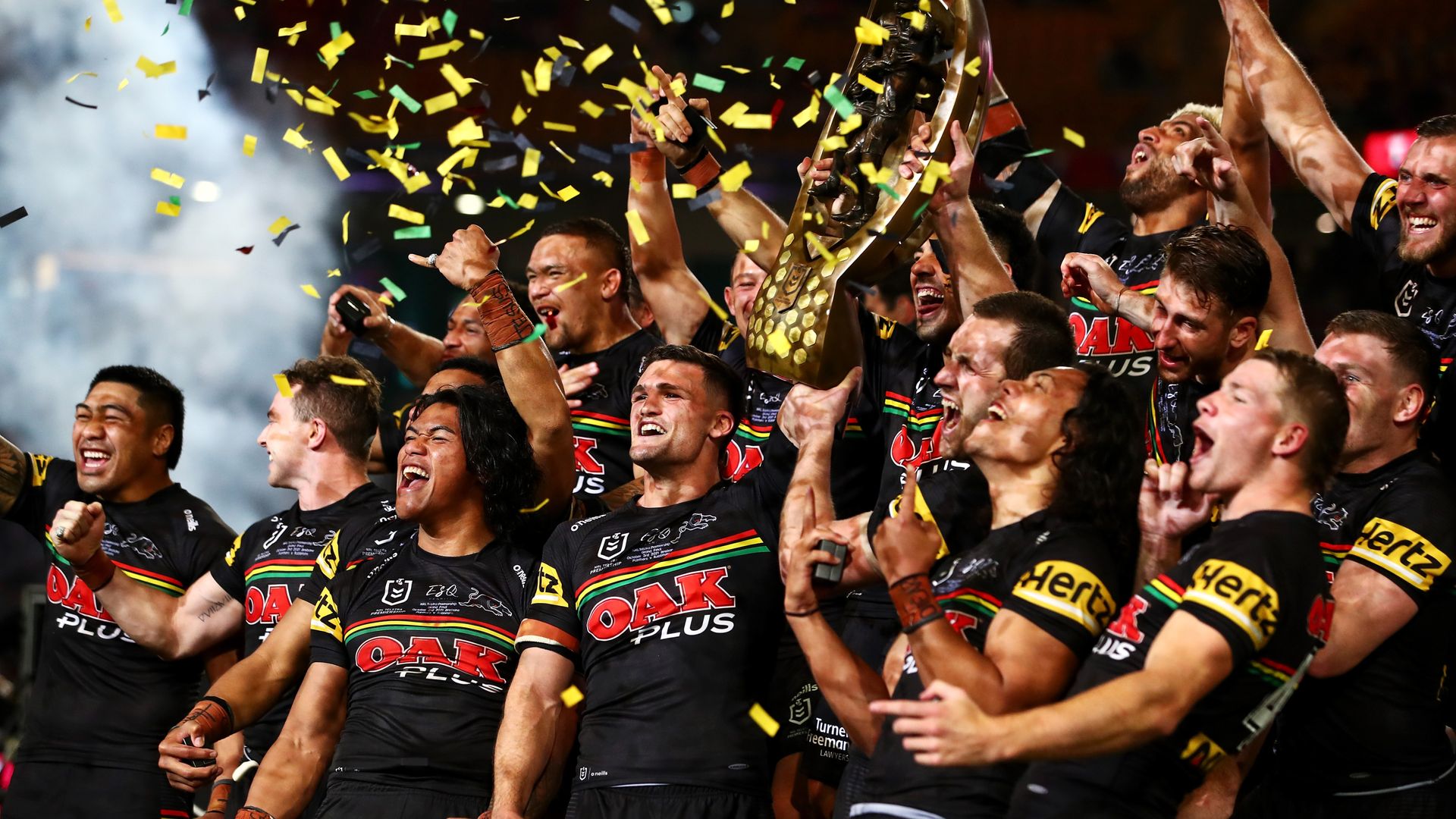 Panthers edge Rabbitohs to win third NRL title