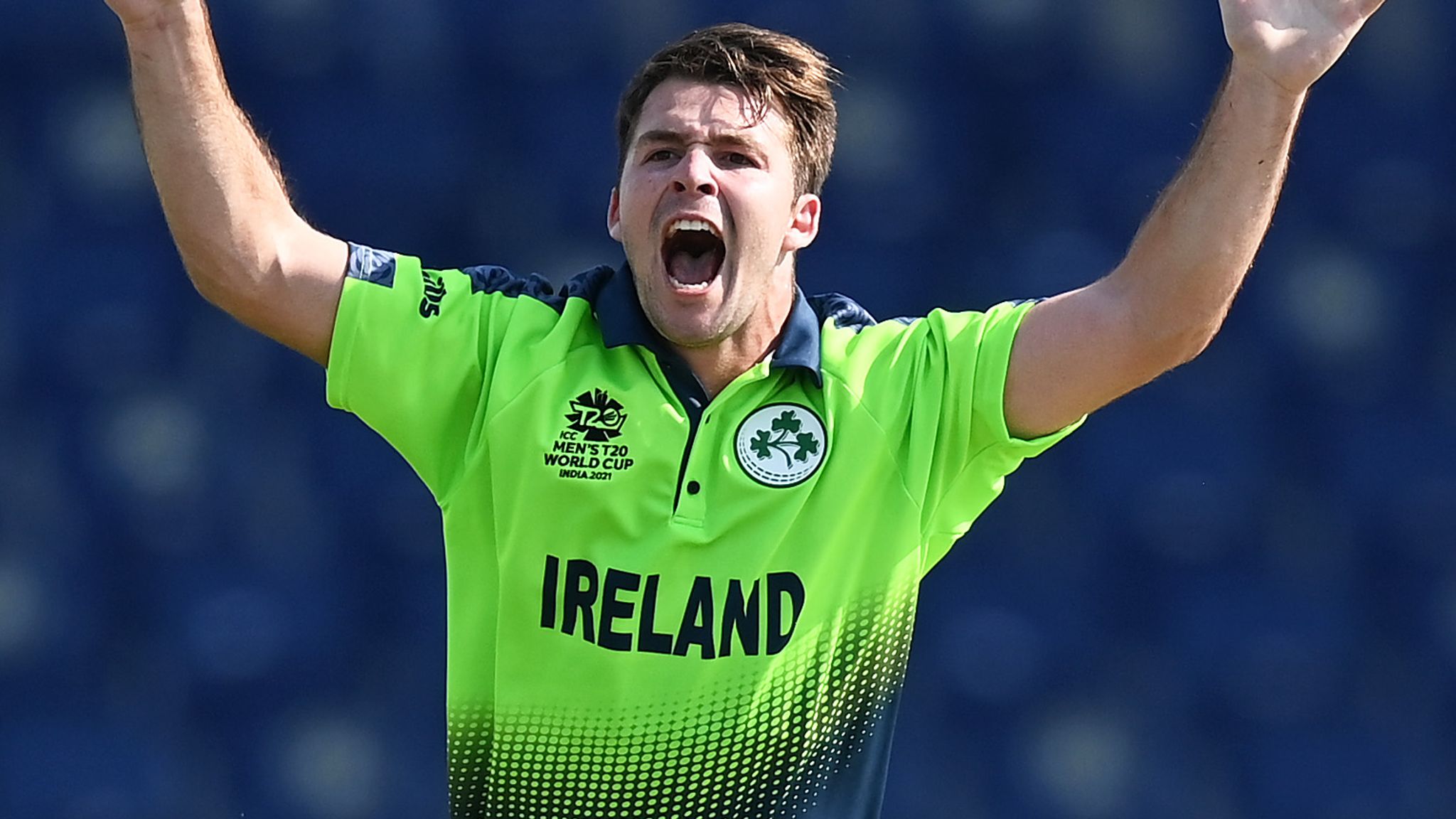 Irelands Curtis Campher makes T20 World Cup history with four wickets in four balls against Netherlands Cricket News Sky Sports
