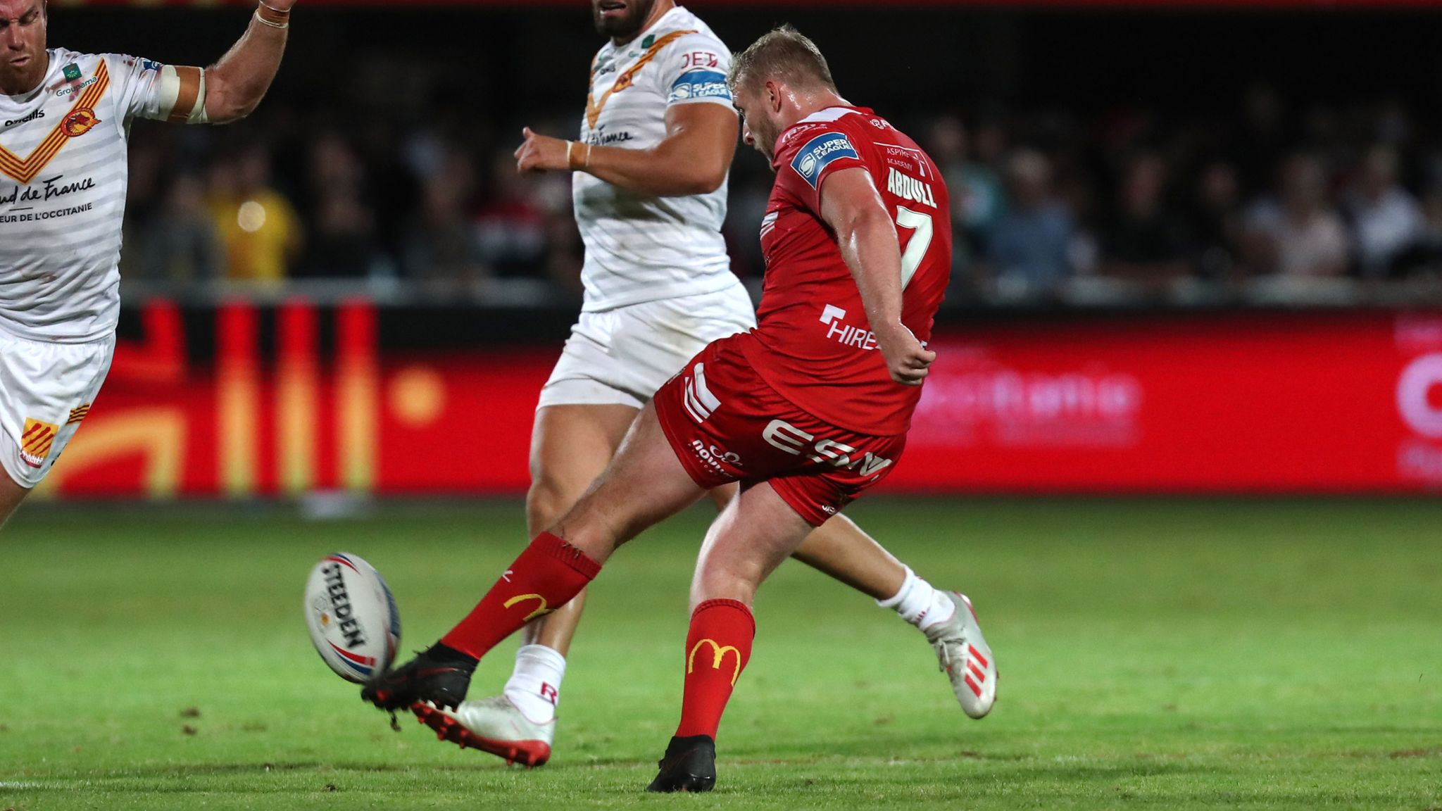 Super League: Jordan Abdull scores four as London Broncos see off Wakefield  Trinity 42-34 - BBC Sport