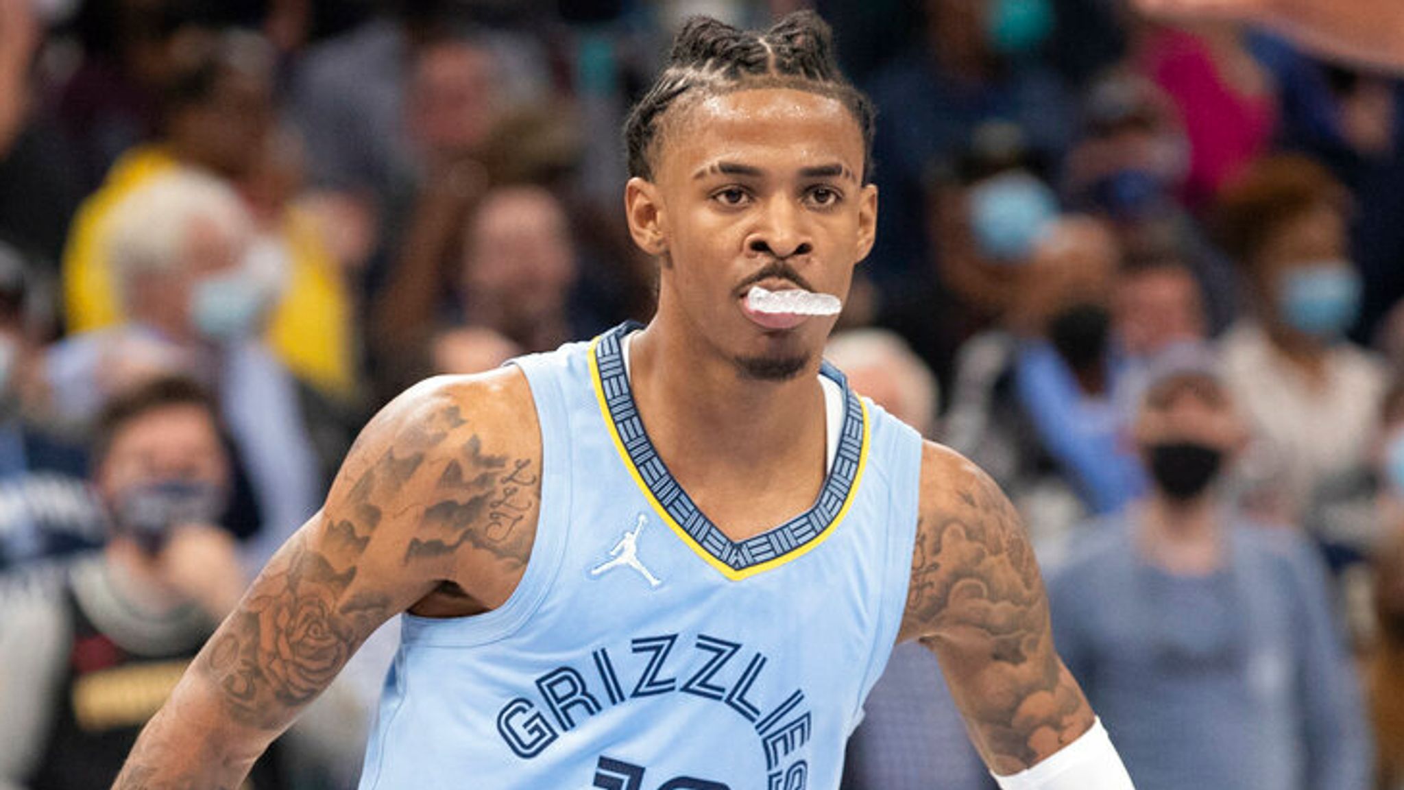 Ja Morant: Memphis Grizzlies 5-1 without star guard placed in league's  health and safety protocols | NBA News | Sky Sports