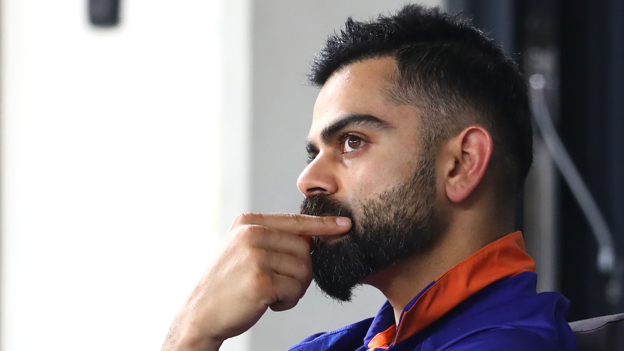 Virat Kohli Gets a New Haircut While Watching New Zealand Take on Pakistan  in ICC World Cup - News18