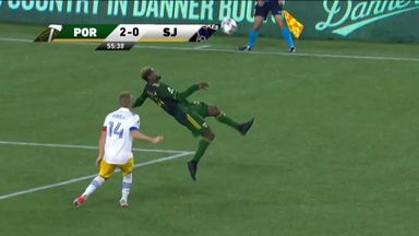 WATCH: Bicycle kick stunner from OUTSIDE the area