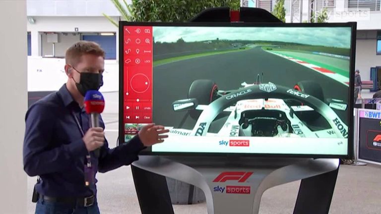 Anthony Davidson estaba en SkyPad analizando los puntos clave de conversación de la práctica del viernes antes del Gran Premio de Turquía.