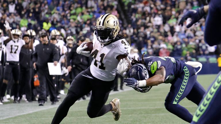 Alvin Kamara was in fine form as the running back helped the Saints defeat the Seahawks