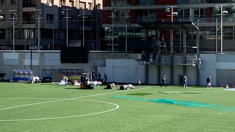 Andorra trabaja en el estadio fotográfico de Dorsett